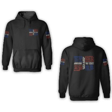 Discover Dominican Cities: Provincias Dominican Republic 3D Hoodies