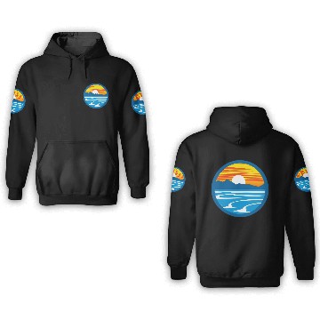 Discover Sunset Graphic 3D Hoodies design