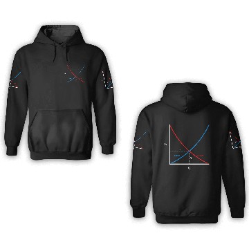 Discover It's all about supply and demand, economics 3D Hoodies
