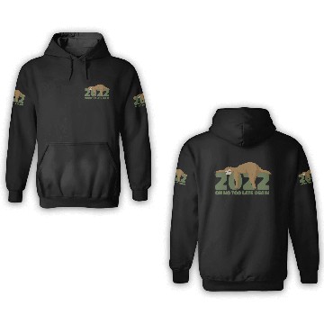Discover Sleeping Sloth Newyear 3D Hoodies