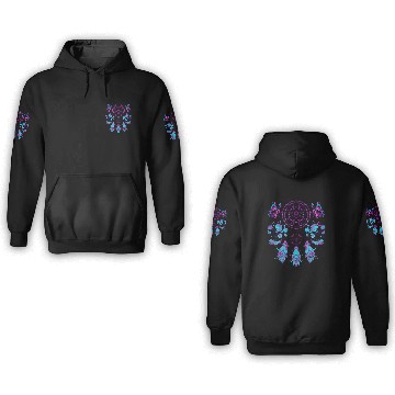 Discover Butterfly Feather Jewelry Hippie Dream Catcher 3D Hoodies