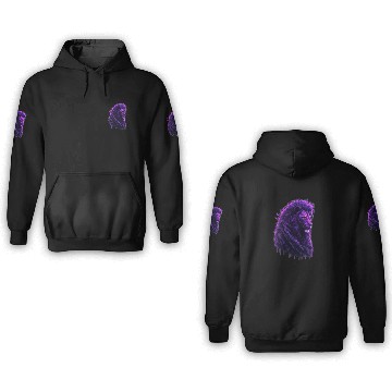 Discover Purple Lion Original 3D Hoodies