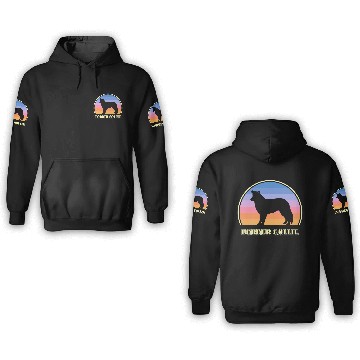 Discover Border Collie Sunset Dog 3D Hoodies