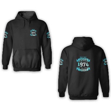 Discover True Legends were born in 1974 50th Birthday Gift 3D Hoodies