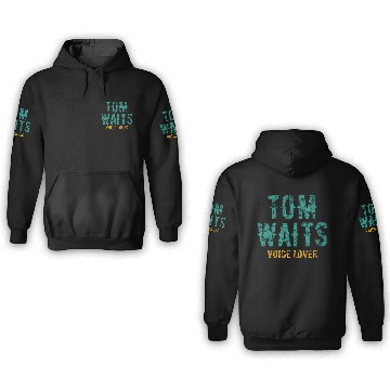 Discover Tom Waits Voice Lover Retro 3D Hoodies