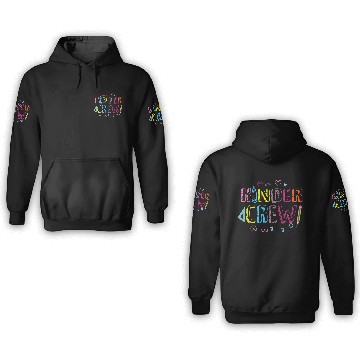 Discover Kinder Crew Kindergarten Preschool Teacher 3D Hoodies