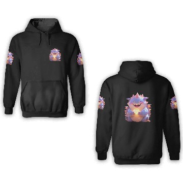 Discover Baby-purple-Heart-dragon-Q 3D Hoodies