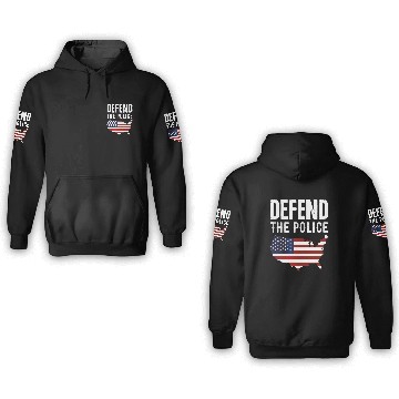 Discover Defend The Police 3D Hoodies