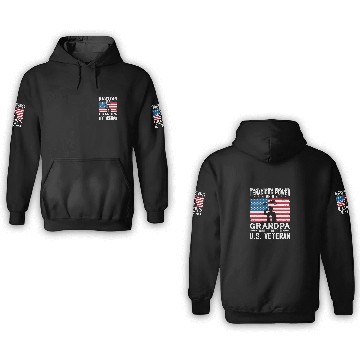 Discover US Army Veteran Grandpa 3D Hoodies