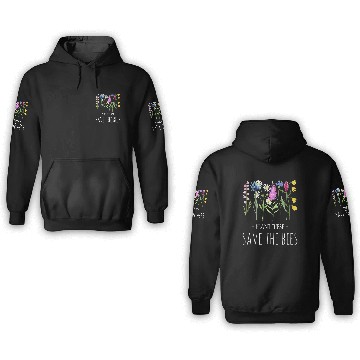 Discover Plant These Save The Bees Colorful Wildflowers 3D Hoodies