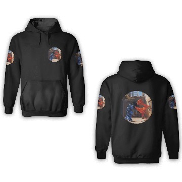 Discover Black Magic Apprentice - Surreal painting 3D Hoodies