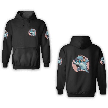 Discover funny dolphin 3D Hoodies
