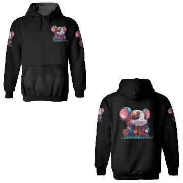 Discover R3d DataHam // Cyberpunk Hamster 3D Hoodies