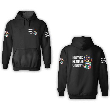 Discover Hispanic Heritage Month 3D Hoodies