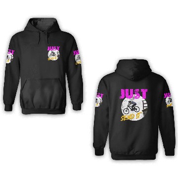 Discover Just Send It Mtb Dropping In 3D Hoodies