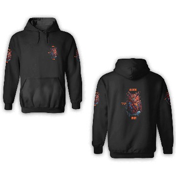 Discover owl born to win 3D Hoodies
