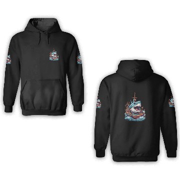 Discover shark attack 3D Hoodies
