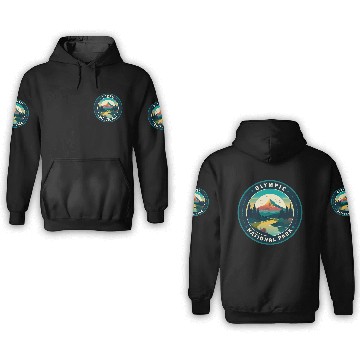 Discover Olympic National Park 3D Hoodies