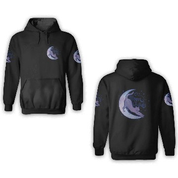 Discover Moonchild Cat Moon 3D Hoodies