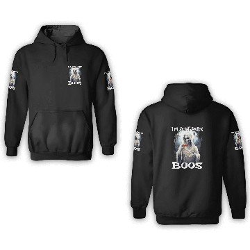 Discover Just Here For The Boos Scary Skeleton 3D Hoodies