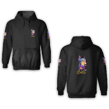 Discover Life Is Better With A Doberman dog lover 3D Hoodies
