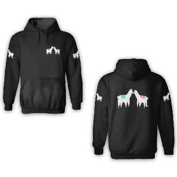 Discover Llama Summer Wedding Anniversary Enet 3D Hoodies