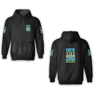 Discover Climate Change Environmental Earth Day Planet 3D Hoodies