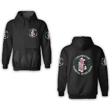 Discover I Welcome Our Robotic Overlords Retro Robot 3D Hoodies