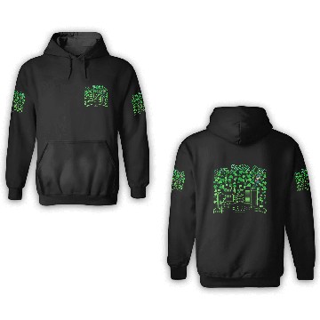 Discover Saint Patrick's Day Washington DC 3D Hoodies