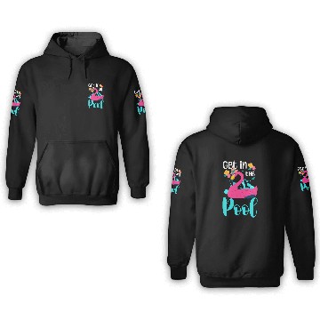 Discover Pool Party Monster Relaxation Sun 3D Hoodies