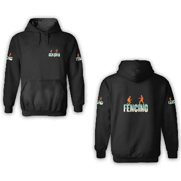 Discover Fencing 3D Hoodies