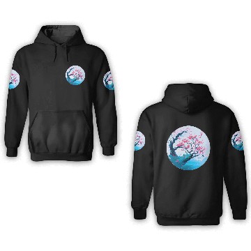 Discover Cherry blossoms tree 3D Hoodies