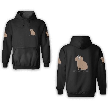 Discover Don t Worry Be Capy Awesome Cute Capybara 3D Hoodies