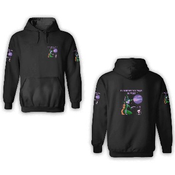 Discover MY BROOMSTICK RUNS ON WINE 3D Hoodies