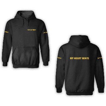 Discover My Heart Beats For Rock Roll 3D Hoodies