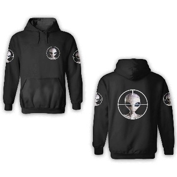 Discover Area 51 Alien Sniper Gamers and Movie Lovers! 3D Hoodies