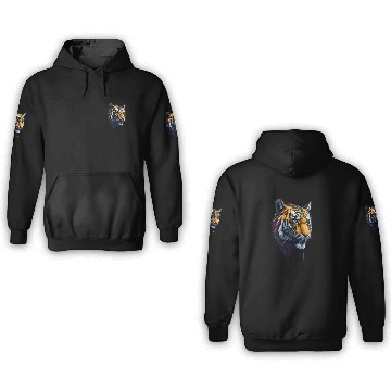 Discover Tiger | Wild Animal 3D Hoodies