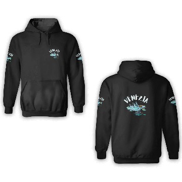 Discover Venice Gondola Italy Venezia 3D Hoodies