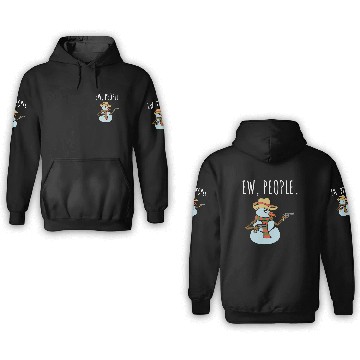 Discover Ew People Armed Snowman 3D Hoodies