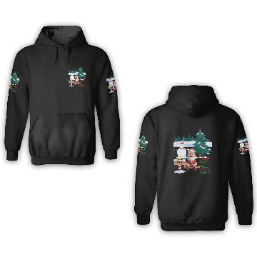 Discover "Jolly Christmas Cheer" 3D Hoodies