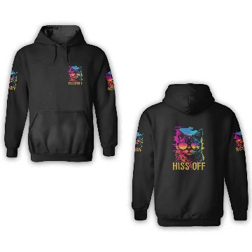 Discover Hiss Off 3D Hoodies