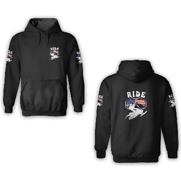 Discover Snowmobile RIDE Snowmobiling Winter 3D Hoodies
