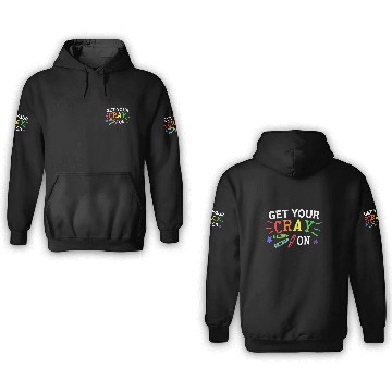 Discover Get Your Cray On Back To School 3D Hoodies