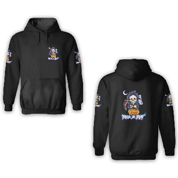 Discover Trick or Treat Grim Reaper 3D Hoodies