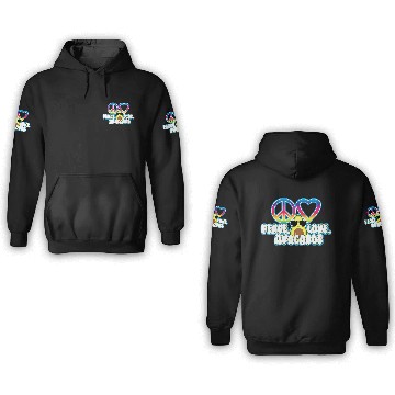Discover PEACE LOVE AVOCADO 3D Hoodies