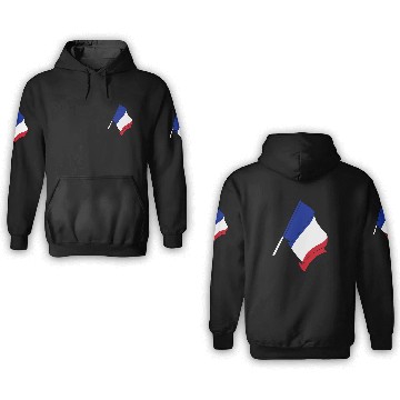Discover France flag 3D Hoodies