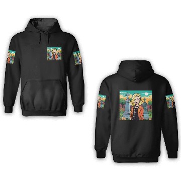 Discover 90s Anime Goth Girl 3D Hoodies