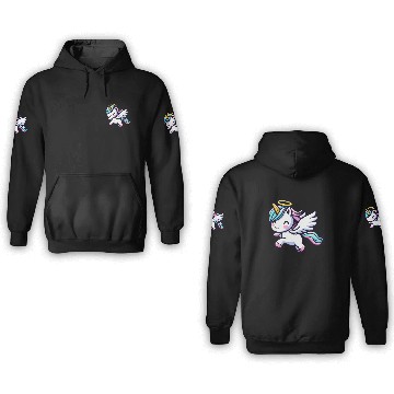 Discover Heavenly Unicorn: Sweet Magic with Angel Wings 3D Hoodies