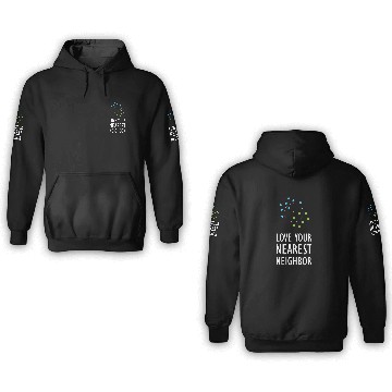 Discover Machine Learning Nearest Neighbor Algorithm AI Art 3D Hoodies