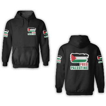Discover Free palestine 3D Hoodies